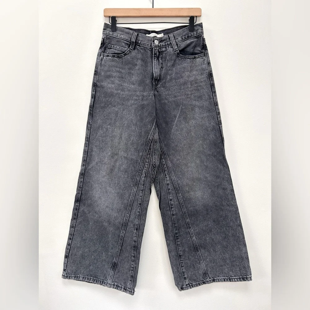 Levi’s ‘94 Baggy Wide Leg Jeans in Where’s My Phone Charcoal Washed Black sz 26